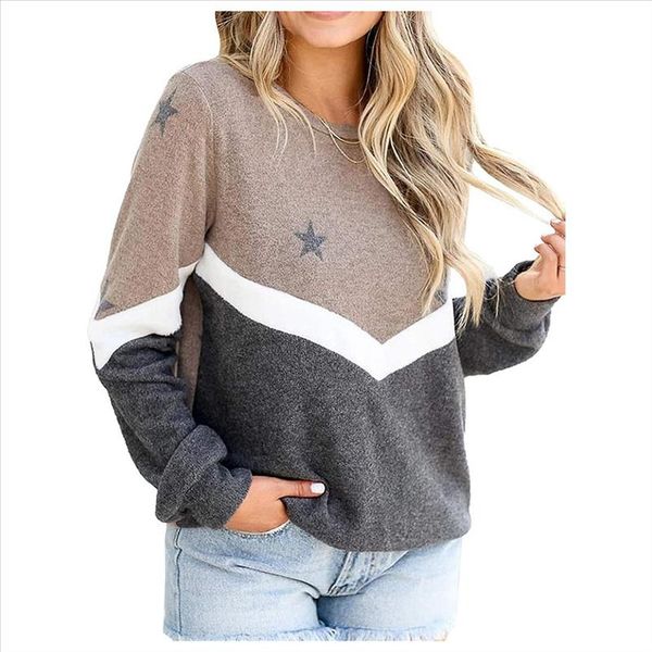 o neck sweatshirts women stripe print long sleeve vetement femme casual pullover clothes, Black
o neck sweatshirts women stripe print long sleeve vetement femme casual pullover clothes, Black