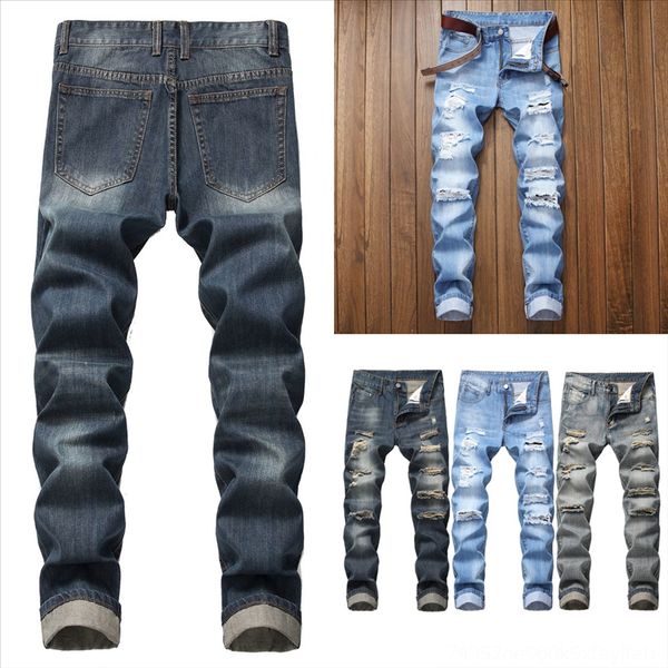 m4l7a versma high hole street hip hop ripped denim jeans pants men men man destroyed jeans korean bf in gd trousers jean sweatpants, Black
m4l7a versma high hole street hip hop ripped denim jeans pants men men man destroyed jeans korean bf in gd trousers jean sweatpants, Black