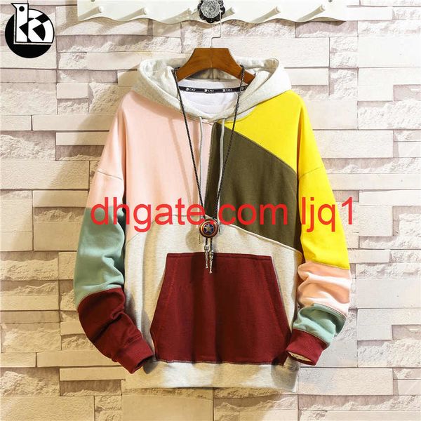 winter large size loose plus velvet hooded long sleeve hoodie men fashion casual creative color block stitching mens hoodie y190830, Black
winter large size loose plus velvet hooded long sleeve hoodie men fashion casual creative color block stitching mens hoodie y190830, Black