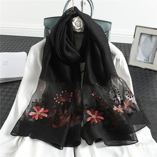 scarves winter real silk scarf women bandana wool neckerchief floral embroidery fashion lady headband shawl wraps, Blue;gray
scarves winter real silk scarf women bandana wool neckerchief floral embroidery fashion lady headband shawl wraps, Blue;gray