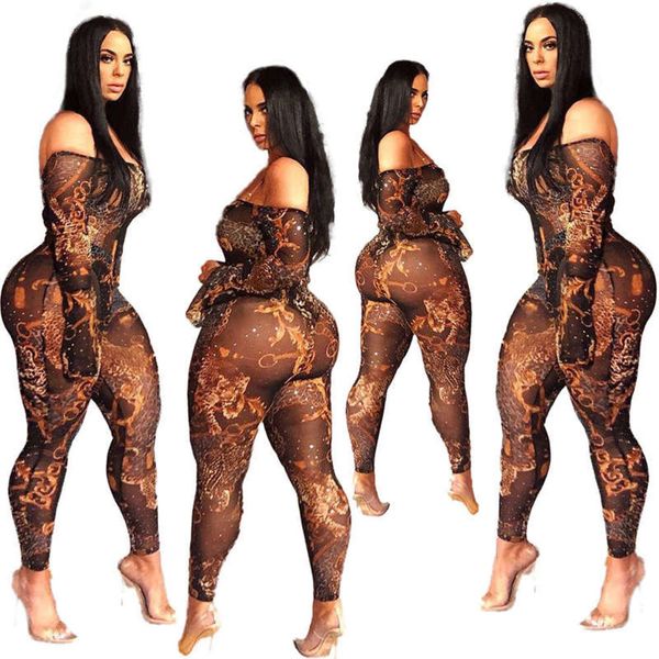 women's perspective leopard gold m095 chain polyester mesh positioning printing off shoulder trumpet long sleeve pants jumpsuit, Black;gray
women's perspective leopard gold m095 chain polyester mesh positioning printing off shoulder trumpet long sleeve pants jumpsuit, Black;gray