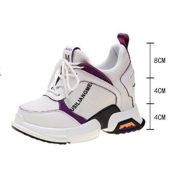 2021 new rescued women growing heights casual lace-up gross sneakers mode shoes 8cm high heels y65x, Black
2021 new rescued women growing heights casual lace-up gross sneakers mode shoes 8cm high heels y65x, Black