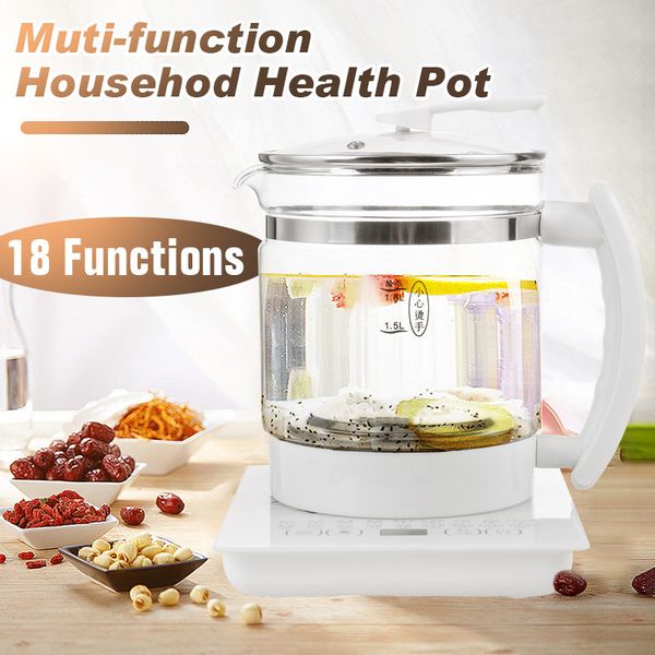 220v multifunctional electric glass kettle healthy heater cooker water boiling tea porridge soup stewing heat insulation kettle
220v multifunctional electric glass kettle healthy heater cooker water boiling tea porridge soup stewing heat insulation kettle