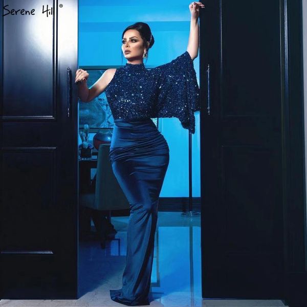 navy blue satin mermaid evening dresses 2020 sequins one shoulder bat sleeves formal dress serene hill lj201125, White;black
navy blue satin mermaid evening dresses 2020 sequins one shoulder bat sleeves formal dress serene hill lj201125, White;black