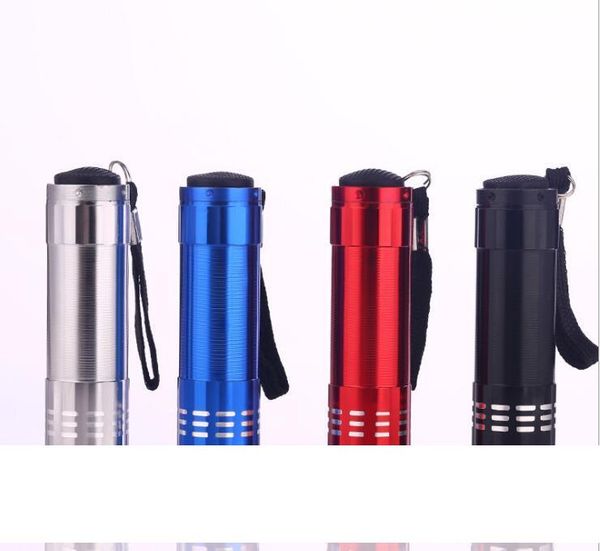 Aluminum Alloy Portable Flashlight 9 LED 30LM Torch Light Lamp Mini Flashlights outdoor camping hiking torch lamps
Aluminum Alloy Portable Flashlight 9 LED 30LM Torch Light Lamp Mini Flashlights outdoor camping hiking torch lamps