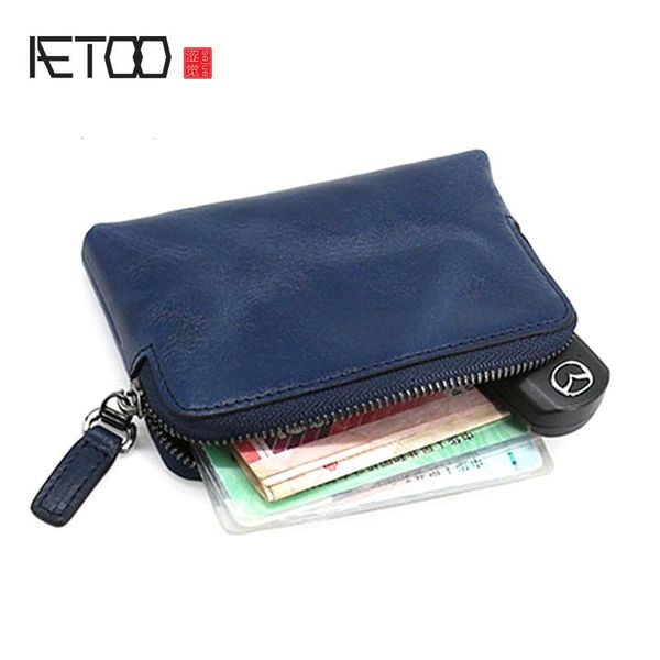 aetoo vegetable tanned leather key case, male zipper key ring coin purse, first layer leather driver's license bag, card package, Red;black
aetoo vegetable tanned leather key case, male zipper key ring coin purse, first layer leather driver's license bag, card package, Red;black