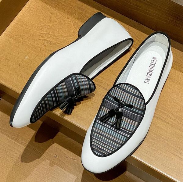 men streets trendy pointed tassels casual flats shoes male homecoming dress wedding party prom shoes loafers zapatos hombre, Black
men streets trendy pointed tassels casual flats shoes male homecoming dress wedding party prom shoes loafers zapatos hombre, Black