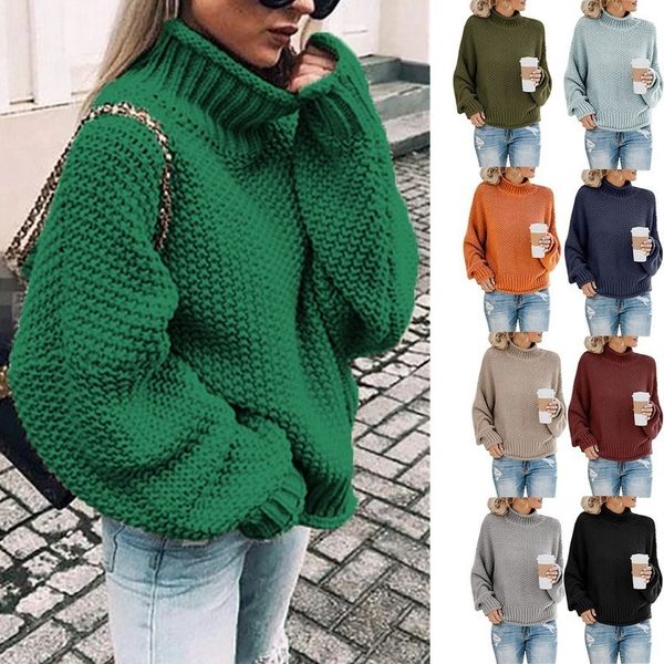 2020 fall/winter new thick line sweater women's style curled high neck bat sleeve sweater women, White;black
2020 fall/winter new thick line sweater women's style curled high neck bat sleeve sweater women, White;black