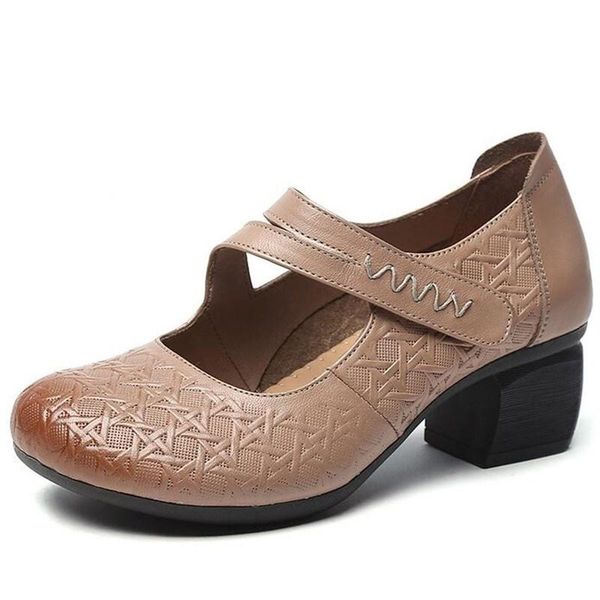 dress shoes 2021 spring embossing cowhide mom fashion high heels non-slip soft bottom comfort genuine leather woman, Black
dress shoes 2021 spring embossing cowhide mom fashion high heels non-slip soft bottom comfort genuine leather woman, Black