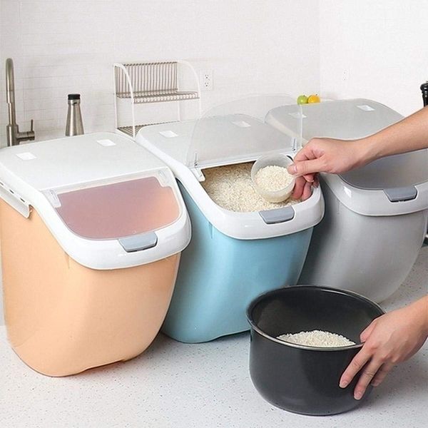 6kg/10kg/15kg moisture-proof dry food storage containers sealed box rice storage container kitchen organization 201030
6kg/10kg/15kg moisture-proof dry food storage containers sealed box rice storage container kitchen organization 201030