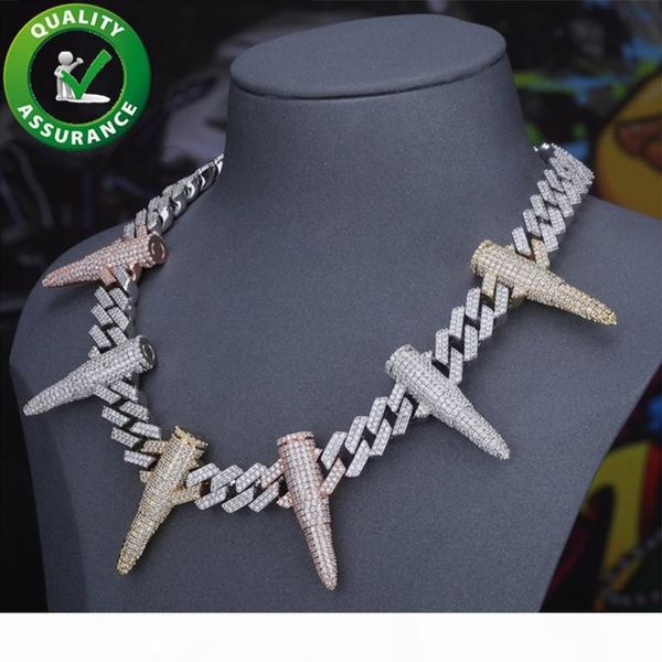 luxury designer jewelry mens necklace hip hop iced out chains bling diamond tennis chain rapper hiphop cuban link men accessories punk rivet, Silver
luxury designer jewelry mens necklace hip hop iced out chains bling diamond tennis chain rapper hiphop cuban link men accessories punk rivet, Silver