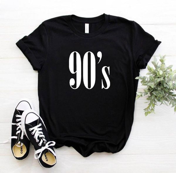 90's letters women t shirt cotton casual funny tshirts for lady tee hipster tumblr 6 colors drop ship cb-6, White
90's letters women t shirt cotton casual funny tshirts for lady tee hipster tumblr 6 colors drop ship cb-6, White