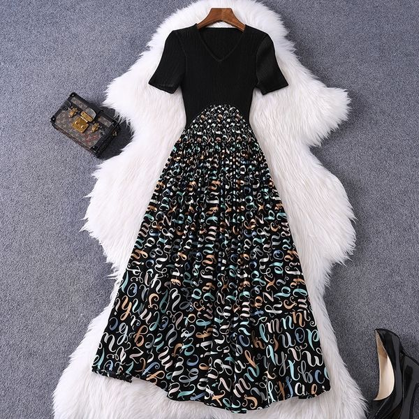 ixeji stitching women's new short-sleeved v-neck yvsb7 mesh chiffon printed chiffon skirt summer skirt dress slim pleated dress 89406 p, Black;gray
ixeji stitching women's new short-sleeved v-neck yvsb7 mesh chiffon printed chiffon skirt summer skirt dress slim pleated dress 89406 p, Black;gray