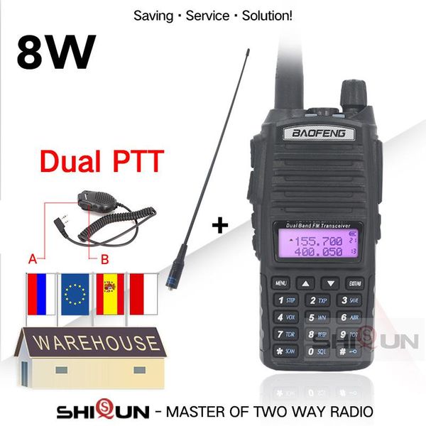 walkie talkie uv-82 ham radio 10km 8w baofeng dual p136-174mhz 400-420mhz uv 82 10 km uv82 optional microphone sp uv-9r uv-5r
walkie talkie uv-82 ham radio 10km 8w baofeng dual p136-174mhz 400-420mhz uv 82 10 km uv82 optional microphone sp uv-9r uv-5r