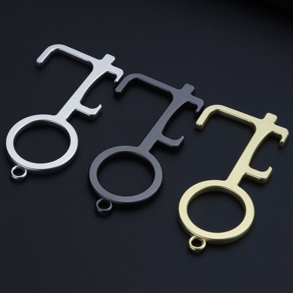 metal zinc alloy hands no touch bottle safety protection isolation brass key door portable no-touch opener dhf1232
metal zinc alloy hands no touch bottle safety protection isolation brass key door portable no-touch opener dhf1232