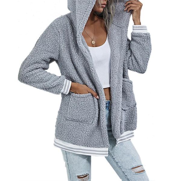 vicabo womens hooded jackets fashion street wear style fleece outerwear winter coats for women pockets warm fur coat, Black;brown
vicabo womens hooded jackets fashion street wear style fleece outerwear winter coats for women pockets warm fur coat, Black;brown