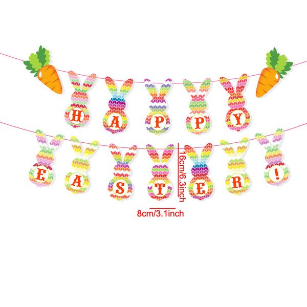 cute cartoon bunny pulling flags easter party lovely decorations banners festival party decoration decor ornaments 118 n2
cute cartoon bunny pulling flags easter party lovely decorations banners festival party decoration decor ornaments 118 n2