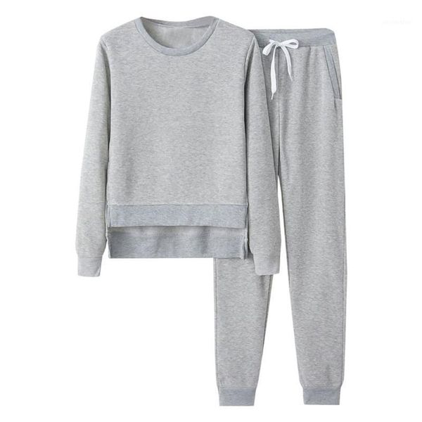 35# women tracksuits autumn winter thick fleece warm solid suit 2 pieces sets female long sleeve hooded sweatshirt outfit1, Gray
35# women tracksuits autumn winter thick fleece warm solid suit 2 pieces sets female long sleeve hooded sweatshirt outfit1, Gray