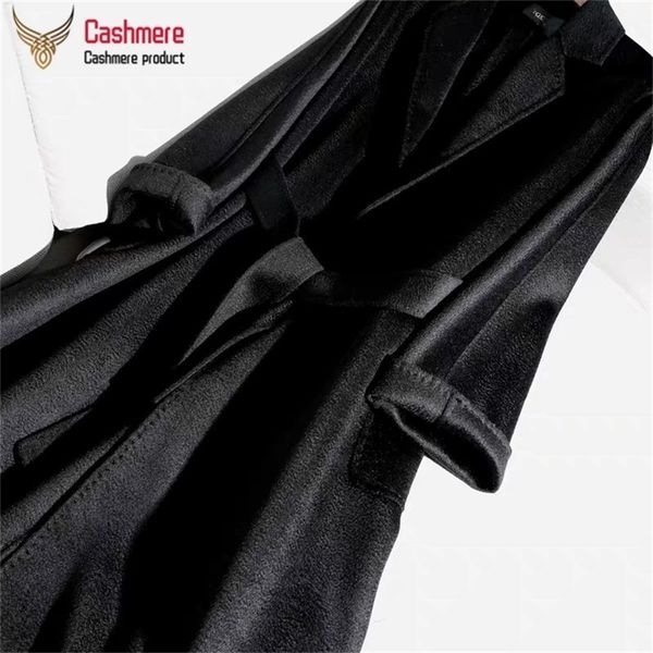 water ripple autumn winter new high-end double-sided cashmere mid-length wool white red coat women y201012, Black
water ripple autumn winter new high-end double-sided cashmere mid-length wool white red coat women y201012, Black