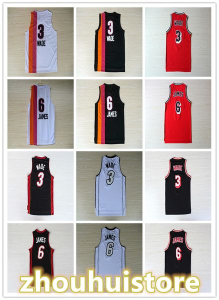 custom men women kids basketball dwyane 3 wade 6 james jersey kids rainbow black white 100% stitched 3 wade 6 james jersey, Black;red
custom men women kids basketball dwyane 3 wade 6 james jersey kids rainbow black white 100% stitched 3 wade 6 james jersey, Black;red