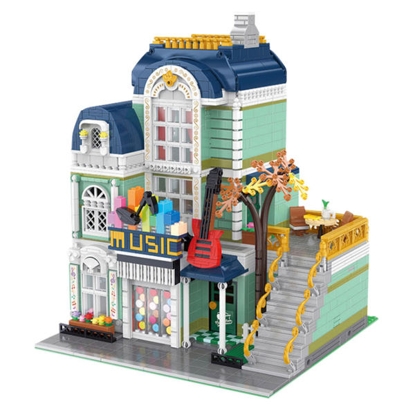 yc20008 3005pcs creator urban architecture street view series musical instrument store building block toy model
yc20008 3005pcs creator urban architecture street view series musical instrument store building block toy model