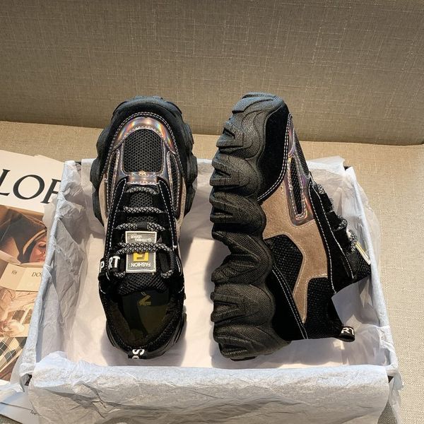 trainers 2021 new 5cm autumn fashion thick ladies vulcanized orange shoes woman 3h83, Black 
trainers 2021 new 5cm autumn fashion thick ladies vulcanized orange shoes woman 3h83, Black