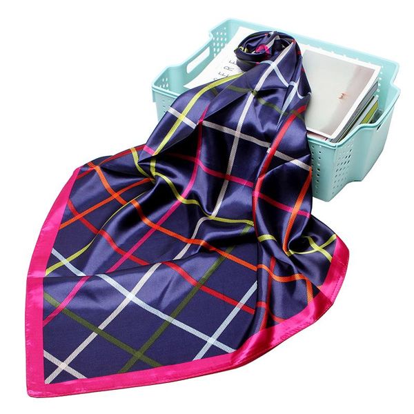 flower plaid square silk satin hijab bandana women hair scarf 90x90cm for laides foulard shawl halstuch, Blue;gray
flower plaid square silk satin hijab bandana women hair scarf 90x90cm for laides foulard shawl halstuch, Blue;gray