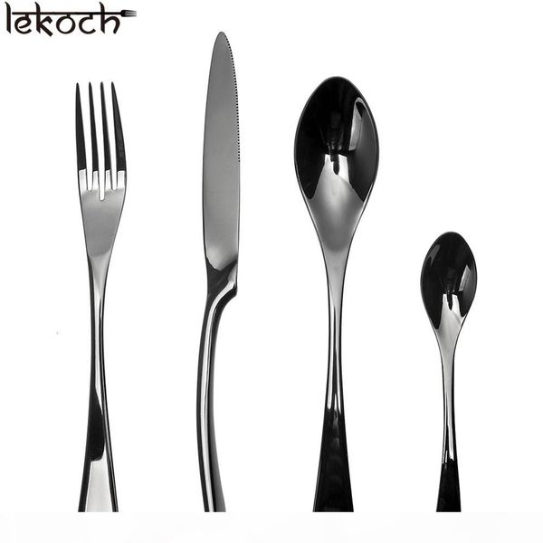 4pcs set stainless steel cutlery dinnerware set dishes servies silverware dinner scoop knife and fork tea spoon sets tableware t191015
4pcs set stainless steel cutlery dinnerware set dishes servies silverware dinner scoop knife and fork tea spoon sets tableware t191015