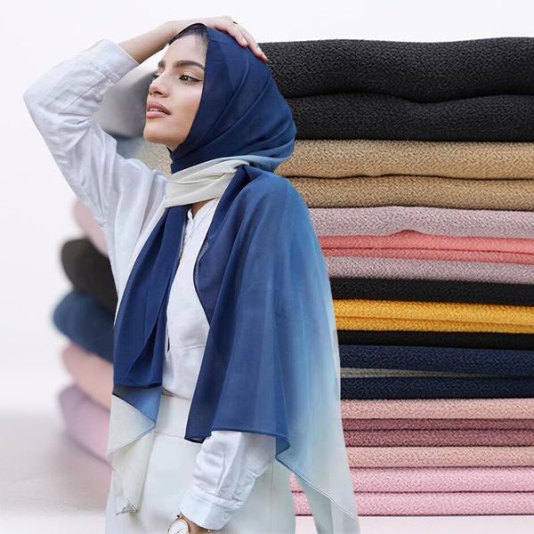 shawls ombre shawl bubble chiffon hijab scarf women scarves gradient malaysian headscarf fashion muslim turban wrap, Blue;gray
shawls ombre shawl bubble chiffon hijab scarf women scarves gradient malaysian headscarf fashion muslim turban wrap, Blue;gray