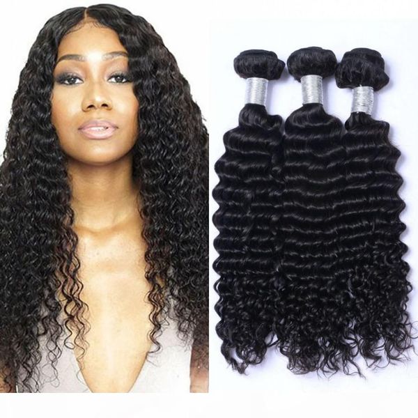 deep wave связки перуанский волос ткать non remy человеческих волос 3 связки curly natural расширение цвет волос, Black
deep wave связки перуанский волос ткать non remy человеческих волос 3 связки curly natural расширение цвет волос, Black