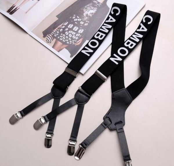 men's and women's age-old letter straps adjust elastic elastic clip jeans trousers suspenders xgeve, Black;white
men's and women's age-old letter straps adjust elastic elastic clip jeans trousers suspenders xgeve, Black;white