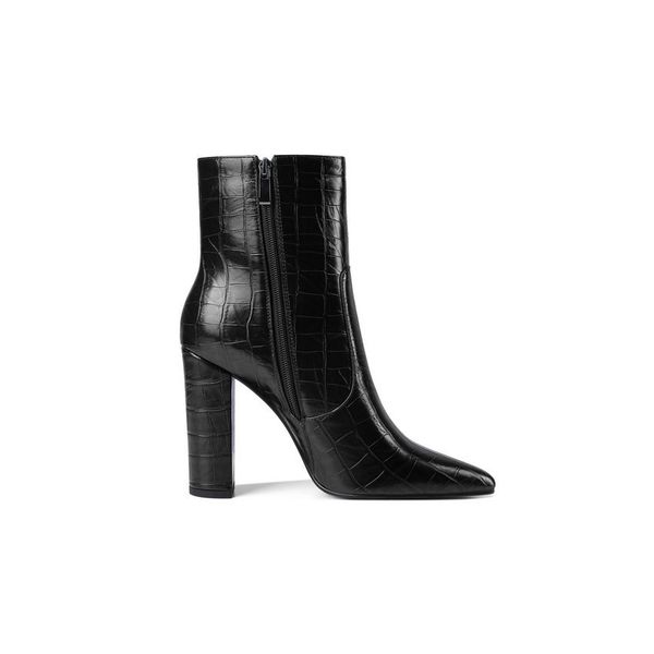 2021 new pointed toe zipper ankle autumn winter square high heel women shoes pu leather fashion short boots size 34-43 1z8p, Black
2021 new pointed toe zipper ankle autumn winter square high heel women shoes pu leather fashion short boots size 34-43 1z8p, Black