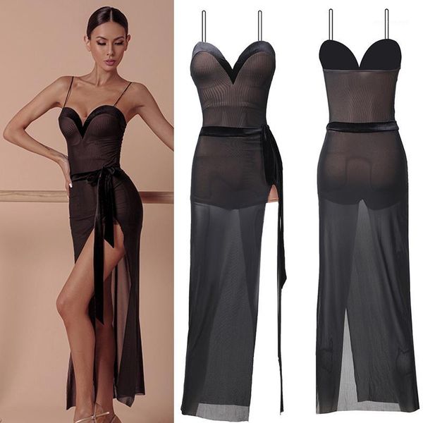 stage wear latin dance dress practice suspender mesh female summer competition dresses performance sl34351, Black;red
stage wear latin dance dress practice suspender mesh female summer competition dresses performance sl34351, Black;red