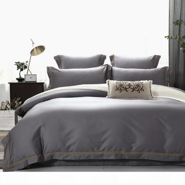 4pcs 600tc egyptian cotton soft duvet cover bed sheet set king size silky soft simple style embroidery l bedding set t200409
4pcs 600tc egyptian cotton soft duvet cover bed sheet set king size silky soft simple style embroidery l bedding set t200409
