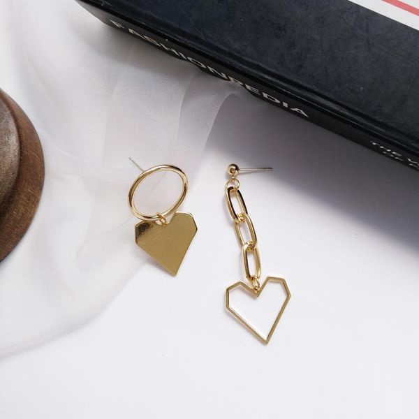 dangle & chandelier hip hop rock personality metallic earrings love shape geometric asymmetric chain women jewelry gifts, Silver
dangle & chandelier hip hop rock personality metallic earrings love shape geometric asymmetric chain women jewelry gifts, Silver