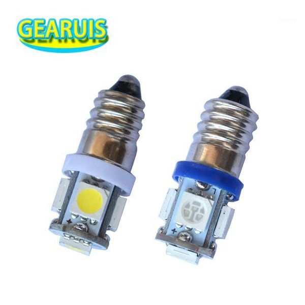 emergency lights 10pcs led e10 6v screw bulb warning signal 5 smd 5smd 5led instrumentation pure white red blue yellow green 3v1
emergency lights 10pcs led e10 6v screw bulb warning signal 5 smd 5smd 5led instrumentation pure white red blue yellow green 3v1