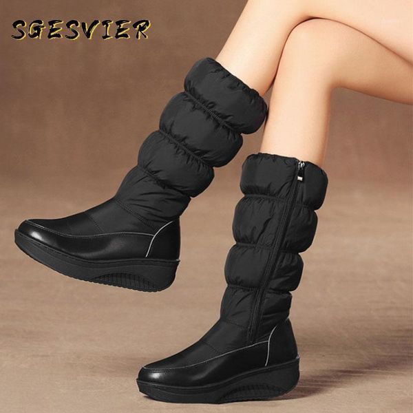 sgesvier women mid-calf boots 2020 new winter keep long warm round toe female snow boots side zipper platforms casual shoe woman1, Black
sgesvier women mid-calf boots 2020 new winter keep long warm round toe female snow boots side zipper platforms casual shoe woman1, Black