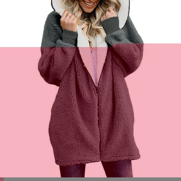 women's jackets women warm winter coat jacket long hooded neck casual zipper ladies coats woman clothing outwear wholesale w1, Black;brown
women's jackets women warm winter coat jacket long hooded neck casual zipper ladies coats woman clothing outwear wholesale w1, Black;brown