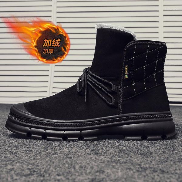 boots fashion winter cotton shoes men snow bota coturnos masculino high sneakers male warm non-slip ankle boots1, Black
boots fashion winter cotton shoes men snow bota coturnos masculino high sneakers male warm non-slip ankle boots1, Black