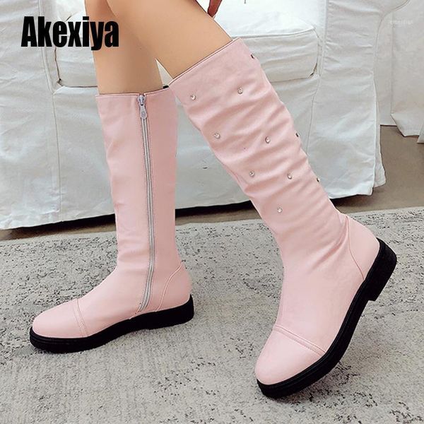 2020 new winter women's boots fashion square-heel pu knee-length boots round toe high heel warm women's botas mujer u8771, Black
2020 new winter women's boots fashion square-heel pu knee-length boots round toe high heel warm women's botas mujer u8771, Black