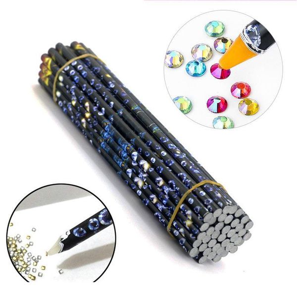 1pcs diy profressional nail art dotting tool rhinestone gems crystal beads picking wax pencil dot gel pen decoration nai qylcgg, Silver
1pcs diy profressional nail art dotting tool rhinestone gems crystal beads picking wax pencil dot gel pen decoration nai qylcgg, Silver