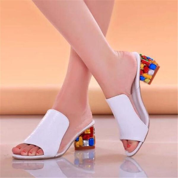 women fashion summer crystal sandals rhinestone heels open toe shoes woman colorful ladies beach flip flops slides, Black
women fashion summer crystal sandals rhinestone heels open toe shoes woman colorful ladies beach flip flops slides, Black