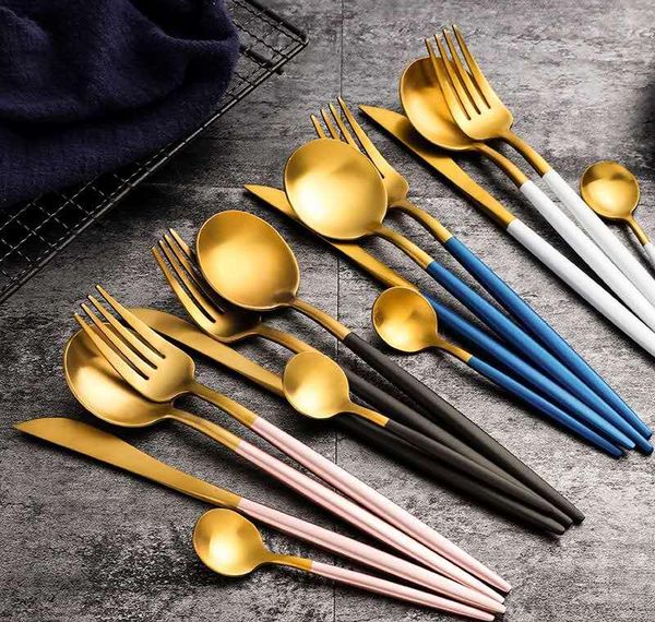 knife set set cutlery restround fork color tableware quality spoon high stainless spoon black golden and knife and red steel gold for bbyxs
knife set set cutlery restround fork color tableware quality spoon high stainless spoon black golden and knife and red steel gold for bbyxs