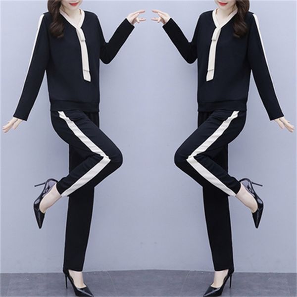 casual women 2-piece black pants women's plus size tuesdays and korean ensembles training survival female clothes 3x9o, White
casual women 2-piece black pants women's plus size tuesdays and korean ensembles training survival female clothes 3x9o, White