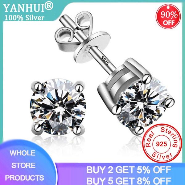 stud with certificate women classic simple four claw original silver earrings round 6mm/8mm zircon 925 jewelry, Golden;silver
stud with certificate women classic simple four claw original silver earrings round 6mm/8mm zircon 925 jewelry, Golden;silver