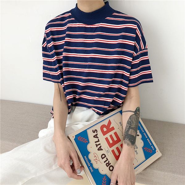 new early spring 2019 collegiate color contrast stripe small high neck short sleeve new early spring 2019 collegiate color contrast stripe s, White;black
new early spring 2019 collegiate color contrast stripe small high neck short sleeve new early spring 2019 collegiate color contrast stripe s, White;black