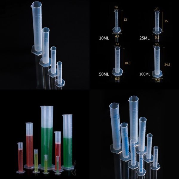 plastic measuring cylinder graduated cylinder set 10/25/50/100ml measuring cup chemistry laboratory tools 227 g2
plastic measuring cylinder graduated cylinder set 10/25/50/100ml measuring cup chemistry laboratory tools 227 g2