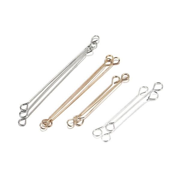 50pcs lot 15 20 25 30 45mm metal steel double eye pin earrings ear connecting rod for diy jewelry pins making handcraft f sqcbgo, Gray
50pcs lot 15 20 25 30 45mm metal steel double eye pin earrings ear connecting rod for diy jewelry pins making handcraft f sqcbgo, Gray