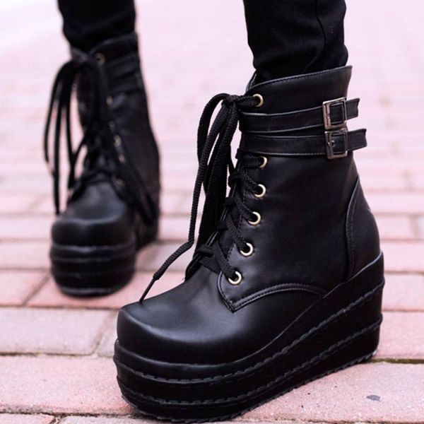 gigifox cosplay female motorcycle boots wedges high heels 2020 new arrivals platform shoes women ankle boots1, Black
gigifox cosplay female motorcycle boots wedges high heels 2020 new arrivals platform shoes women ankle boots1, Black