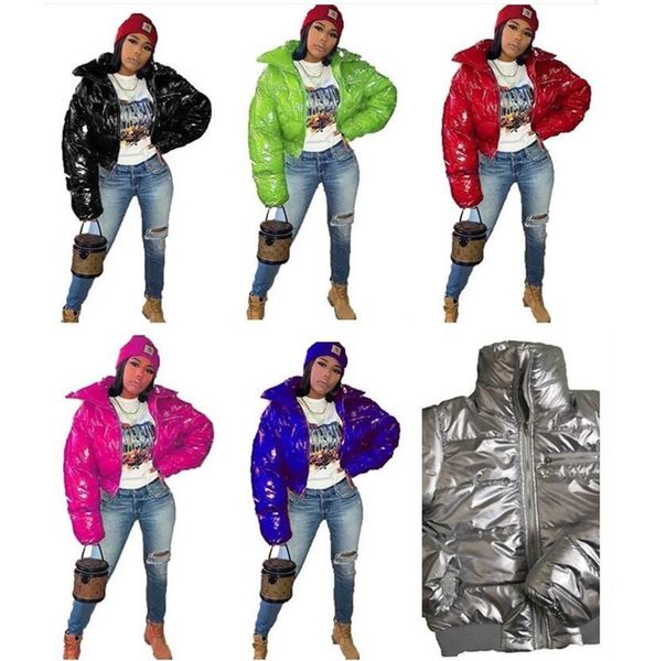 plus size women pu glossy stand collar parka winter wadded jackets zipper cotton-padded coat windser puffer coats short jacket f110409, Black
plus size women pu glossy stand collar parka winter wadded jackets zipper cotton-padded coat windser puffer coats short jacket f110409, Black
